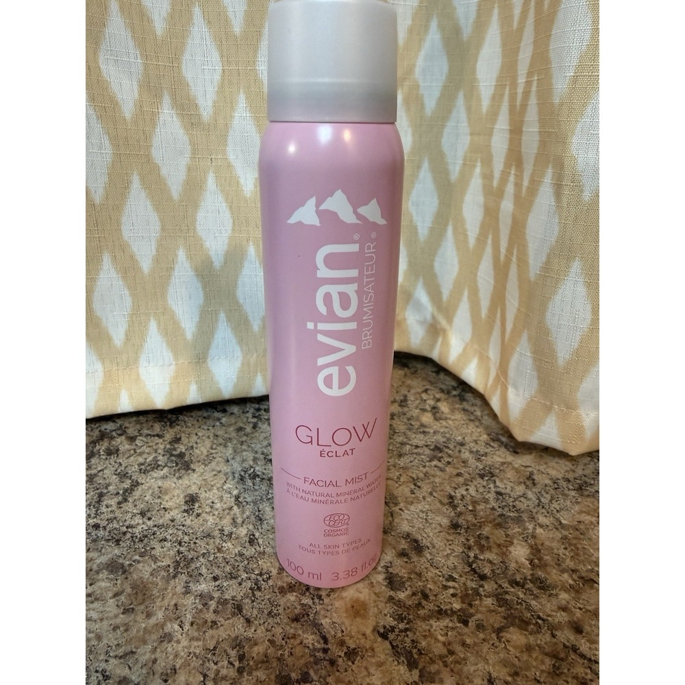Evian Brumisateur Glow Eclat Facial Mist 3.38 fl.oz. NEW FAST SHIPPING